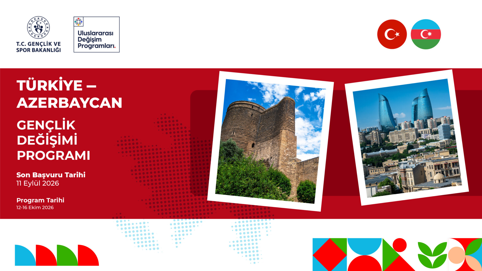 Türkiye–Azerbaycan Uluslararası Gençlik Değişimi Programı İçin Başvurular Başladı