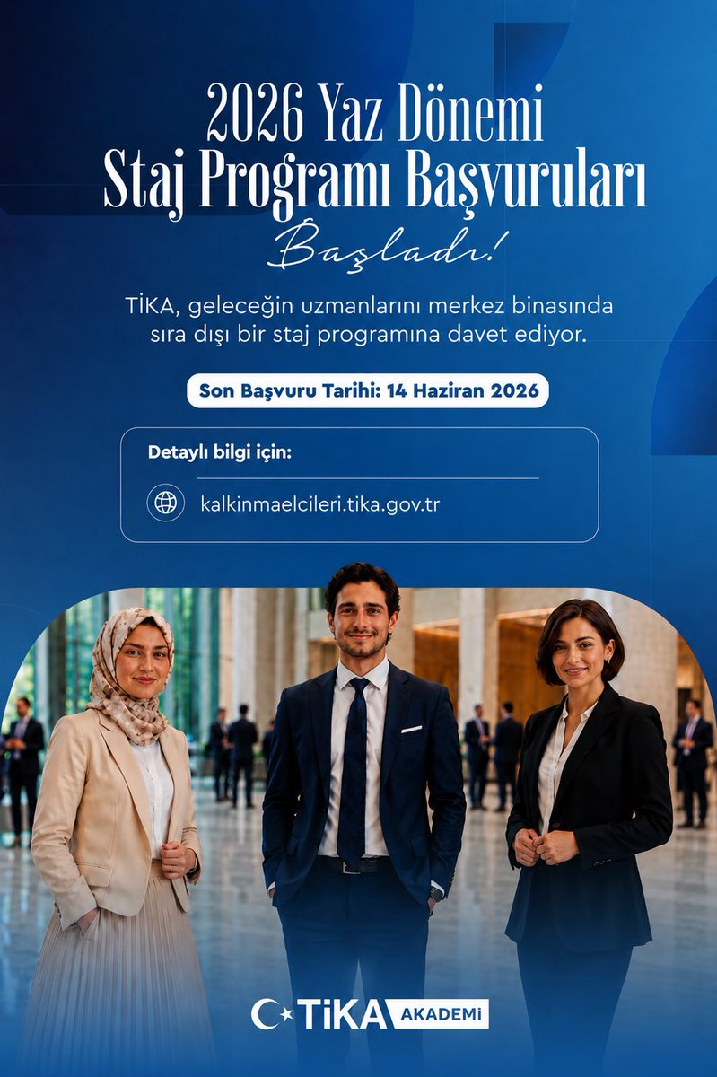TİKA 2026 Yaz Dönemi Staj Programı Başvuruları Açıldı